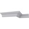 Ekena Millwork 2 1/4"H x 2 3/8"P x 3 1/4"F x 94 1/2"L, (1/2" Repeat) Edinburgh Roped Crown Moulding MLD02X02X03ED - alternate 4